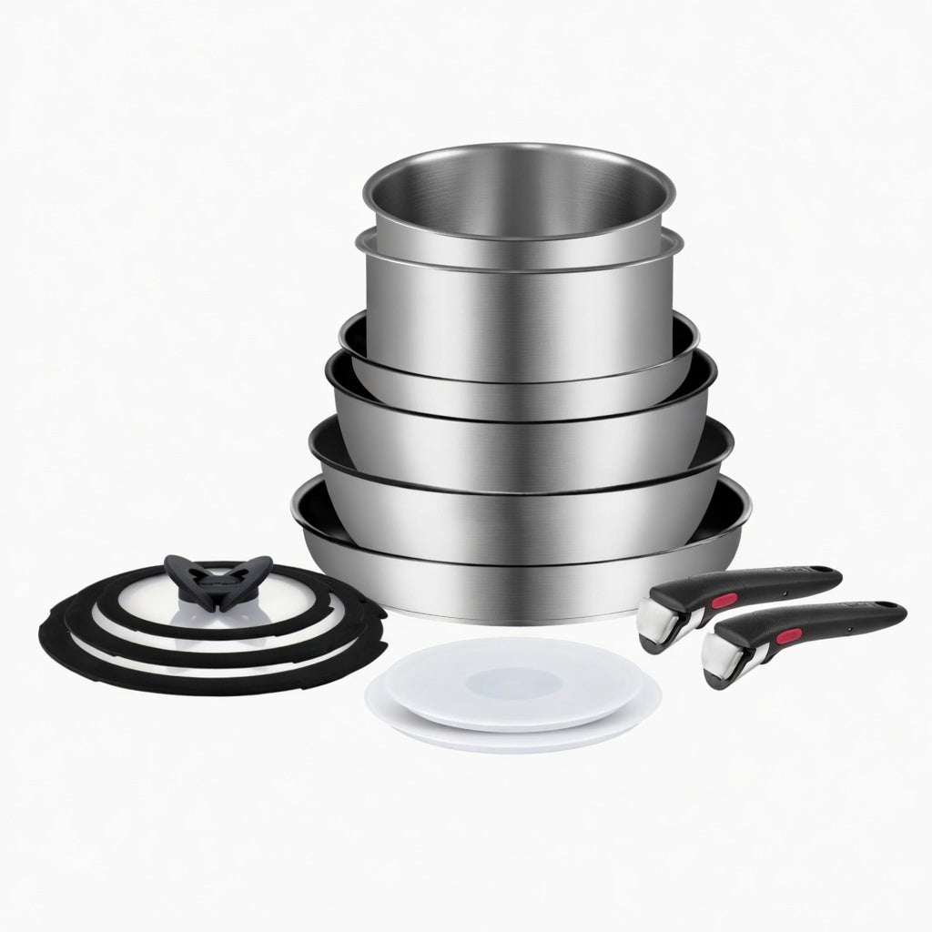 Stainless steel cookware, 13 pieces